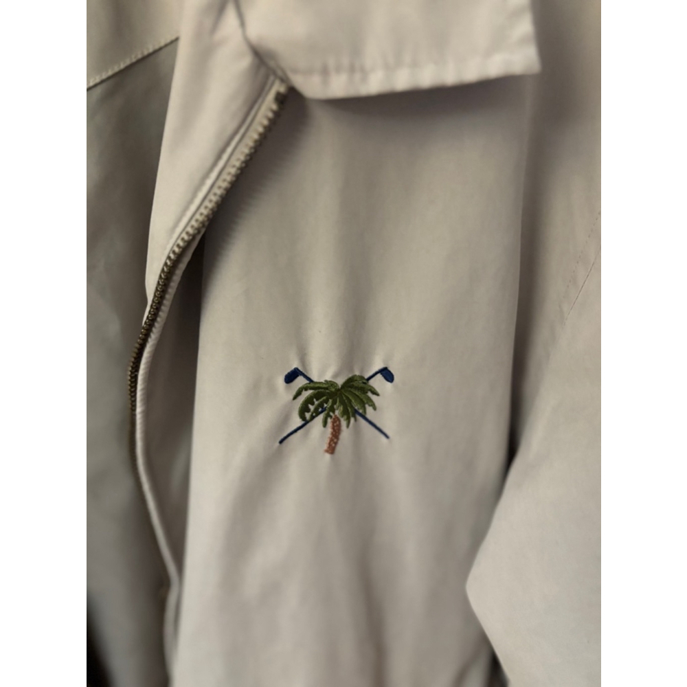 Men's Boca Classics Golf Jacket, Size L, Beige - Picture 3 of 4
